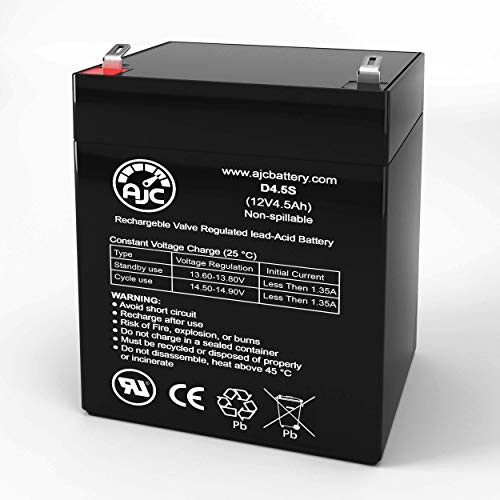 AJC Battery Compatible with Black  and  Decker Grasshog CST2000 12V 4.5Ah Lawn and Garden Battery
