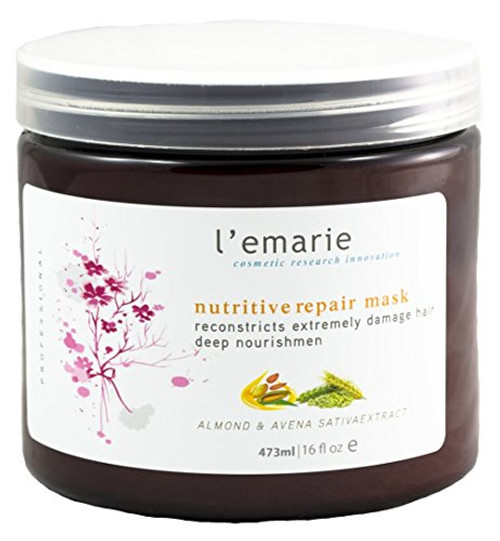 L'emarie Nutritive Repair Hair Mask Deep Conditioner Treatment With Bentonite Clay, Morrocan Argan Oil, Coconut Oil, Macadamia Oil, Keratin - Restores Damaged, Dry, Color Treated Hair 16oz L'emarie Nutritive Repair Hair Mask Deep Conditioner Treatment With Bentonite Clay, Morrocan Argan Oil, Coconut Oil, Macadamia Oil, Keratin - Restores Damaged, Dry, Color Treated Hair 16oz