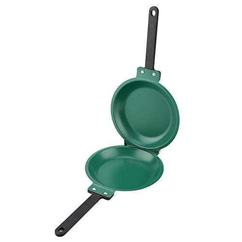 Jershal Frying Pan - Double Side Non-stick Ceramic Coating Flip Frying Pan Pancake Maker Household Kitchen Cookware