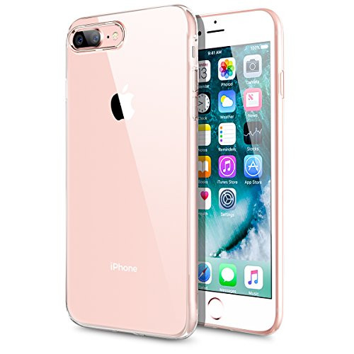 iPhone 8 Plus Case, SuByTong iPhone 7 Plus Case,Apple iPhone 7/8 Plus Crystal Clear Shock Absorption Technology Bumper Soft TPU Cover Case for iPhone 7 Plus /iPhone 8 Plus - Clear