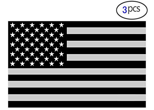 JIAYI American Subdued Flag Sticker Tactical Military Sticker/American Flag car Decal/Truck Decals/4"x2.5