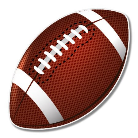 AK Wall Art Football Vinyl Sticker - Car Window Bumper Laptop - Select Size