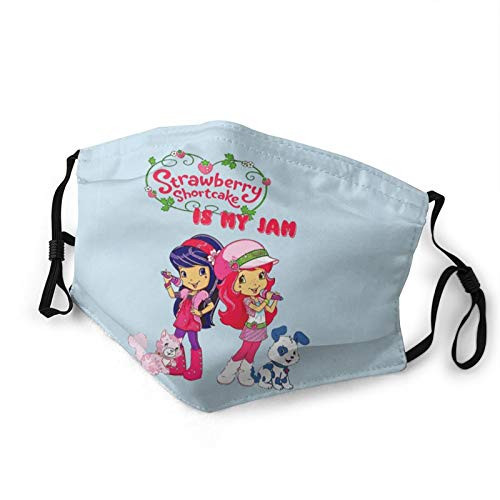 Strawberry Shortcake is My Jam Mask Adult Wind and Dust-Proof with Filter Size M
