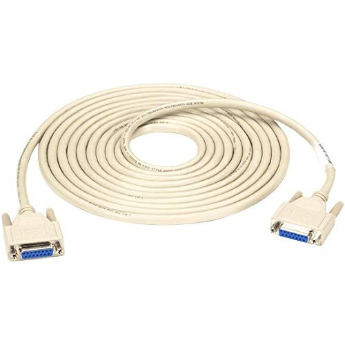 Black Box Serial Cable - DB-15 (F) to DB-15 (F) - 19.7 ft - thumbscrews