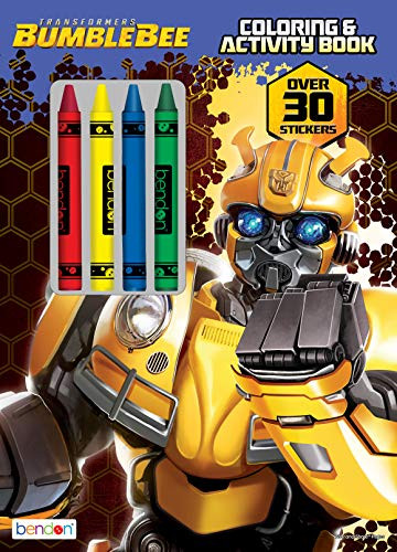 Bendon 43530 Bumblebee Coloring and Activity Book with Crayons