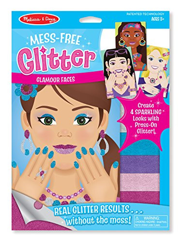 Melissa & Doug Mess-Free Glitter Craft Kit  - Glamour Faces
