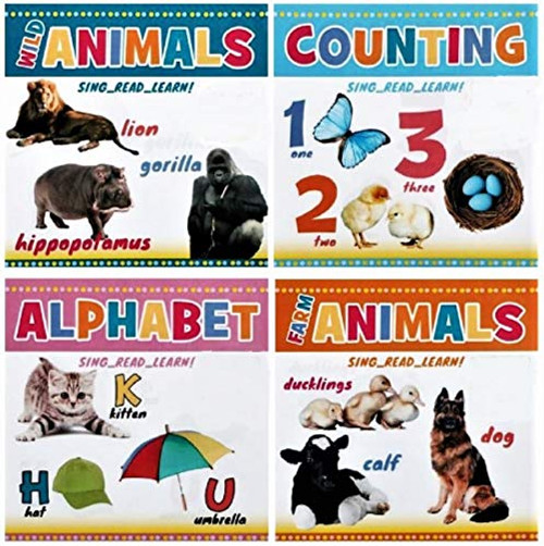Educational Sing, Read, Learn Books and CDs, Counting, Alphabet, Farm and Wild Animals by Landoll Educational Sing, Read, Learn Books and CDs, Counting, Alphabet, Farm and Wild Animals by Landoll