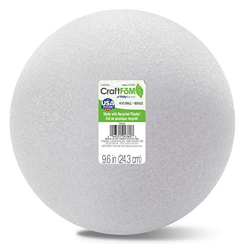 FloraCraft CraftF?M Ball 9.6 Inch White