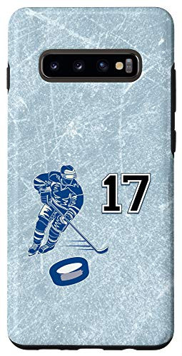 Galaxy S10Plus 17 Hockey Number Player Design  17 Case