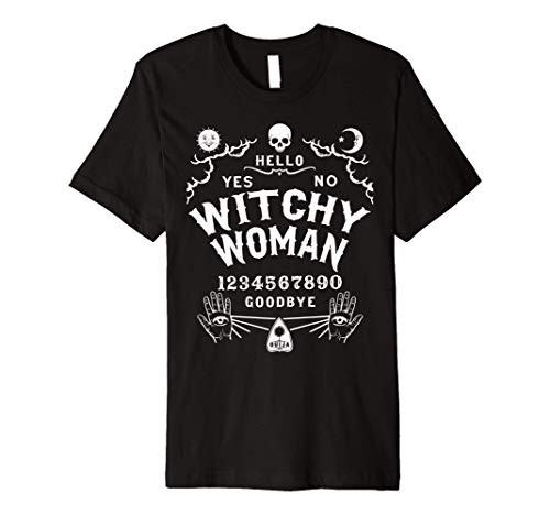 Ouija Board Gothic Occult Witchcraft Wiccan Witchy Woman Premium T-Shirt