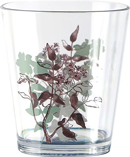 Corelle Coordinates by Reston Lloyd Twilight Grove Acrylic Rock Glasses, 14-Ounce, Set of 6