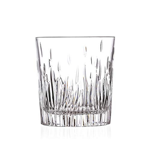 RCR Fire Crystal Gin Water Large Tumblers Glasses, 330 ml, Set of 6