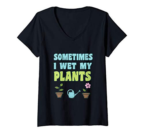 Womens Gardening Funny Mother Gardener Gift Garden Pun Hobby V-Neck T-Shirt Womens Gardening Funny Mother Gardener Gift Garden Pun Hobby V-Neck T-Shirt