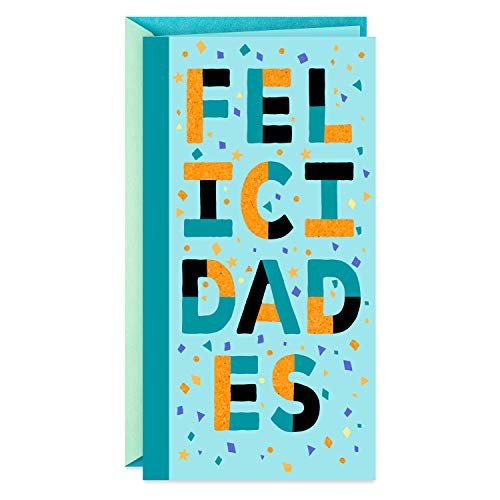 Hallmark Vida Spanish Money Holder or Gift Card Holder Congratulations Card (Felicidades) (359RZM1012)