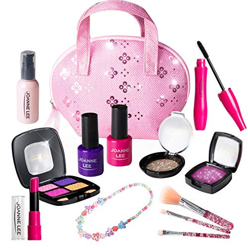 Kids Makeup Kit, Pretend Play Makeup Set Kids Toys for Girls Age 3, 4, 5,6 (Not Real Makeup)