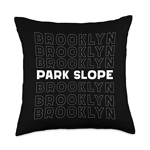 Park Siope Brooklyn Studio Park Slope Brooklyn NYC tshirt Throw Pillow, 18x18, Multicolor