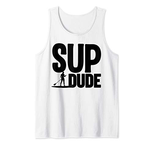 Mens SUP Dude Stand Up Paddle Board PaddleBoard Tank Top