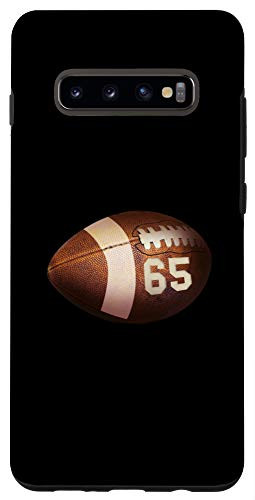 Galaxy S10Plus 65 Football Number Player Design Case