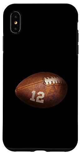 iPhone XS Max 12 Football Number Player Design  12 Case