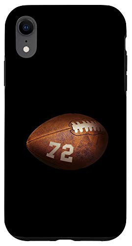 iPhone XR 72 Football Number Player Design  72 Case