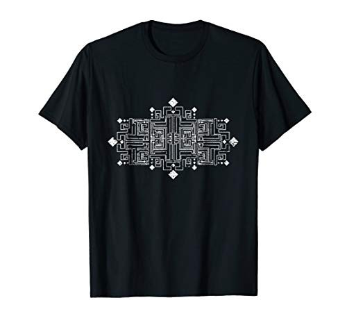 "Hack The System" Techies Distressed Circuit Board T-Shirt