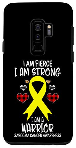 Galaxy S9Plus Sarcoma Cancer Awareness Ribbon I Am Fierce Strong Warrior L Case