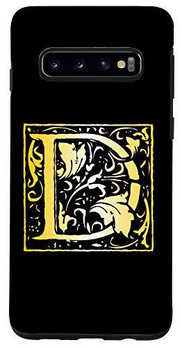 Galaxy S10 Letter D Initial Monogram Personalized Name Gifts Floral Case