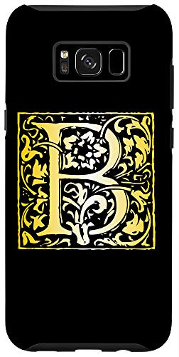 Galaxy S8Plus Letter B Initial Monogram Personalized Name Gifts Floral Case