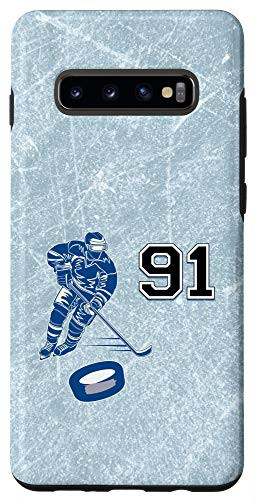 Galaxy S10Plus 91 Hockey Number Player Design  91 Case