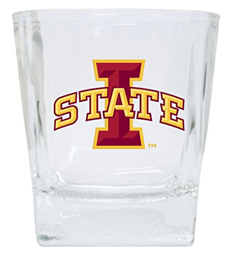 Iowa State Cyclones 12OZ Short Glass Set-Iowa State Drink Glasses-Set of 2
