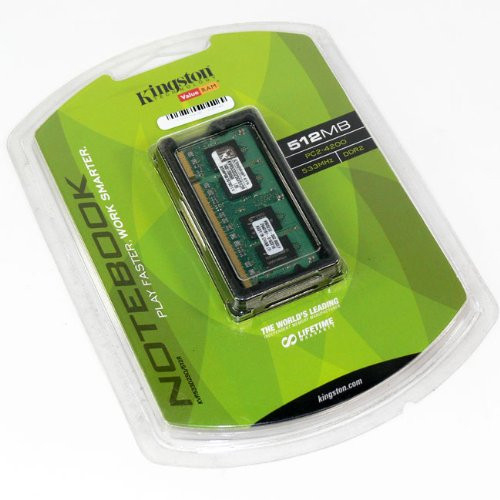 Kingston ValueRAM memory - 512 MB - SO DIMM 200-pin - DDR II (KVR533D2S4/512)