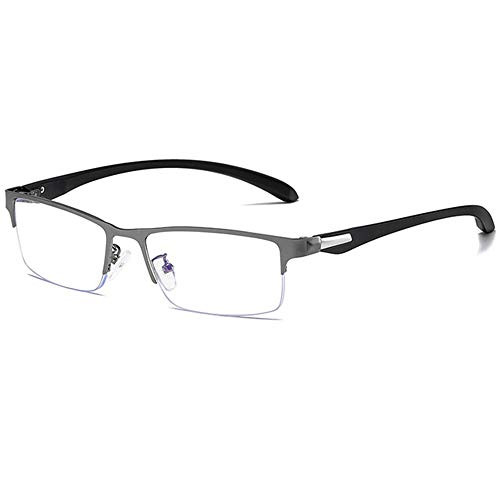 YPSMWXG Anti-Fatigue and Anti-UV Glasses Computer Glasses,Anti-Ultraviolet Eye Fatigue Computer Glasses Anti-Blue Light Glasses Blue Blocking Glasses for Blue and UV Protection,Grey