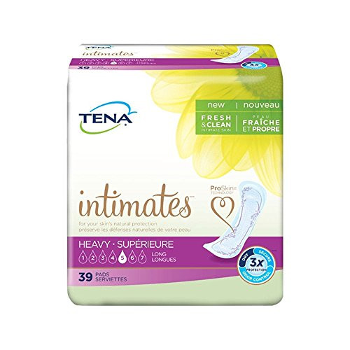 Tena Intimates Pads Long, Heavy Absorbency,39 count