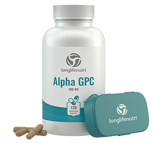 Alpha GPC Choline Supplement 300mg - 120 Vegetarian Capsules - Made in USA - Cognitive Enhancer Nootropic - Supports Memory and Brain Function - Boosts Focus and Mood - 300 mg Pure Powder Pills Complex Alpha GPC Choline Supplement 300mg - 120 Vegetarian Capsules - Made in USA - Cognitive Enhancer Nootropic - Supports Memory and Brain Function - Boosts Focus and Mood - 300 mg Pure Powder Pills Complex