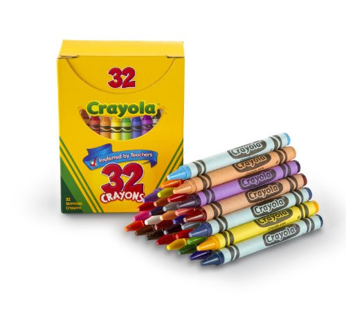 Crayola Crayons Tuck Box, 32 Classic Crayola Colors Bold Bright Colors, Great for Kids Classrooms or Preschools, Non-Toxic Art Tools for Kids 4 & Up - 52-0322 Crayola Crayons Tuck Box, 32 Classic Crayola Colors Bold Bright Colors, Great for Kids Classrooms or Preschools, Non-Toxic Art Tools for Kids 4 & Up - 52-0322