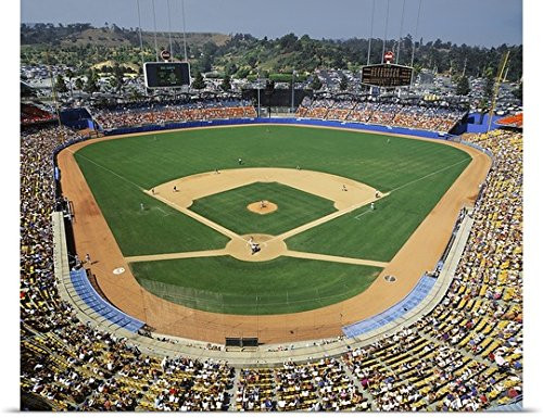 GREATBIGCANVAS Entitled Dodger Stadium Poster Print, 20" x 16", Multicolor