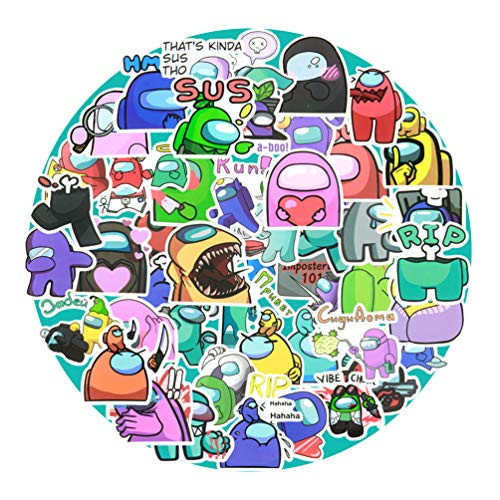 50PCS Among Us Stickers Waterproof Vinyl Decals Stickers for Water Bottles Hydro Flask Laptop Phone Luggage Computer Guitar Car Phone. (Among US-2) 50PCS Among Us Stickers Waterproof Vinyl Decals Stickers for Water Bottles Hydro Flask Laptop Phone Luggage Computer Guitar Car Phone. (Among US-2)