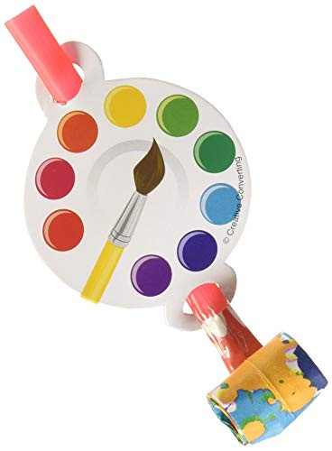 Creative Converting 317731 Art Party Blowout 5.25" x 2.55" Multicolor
