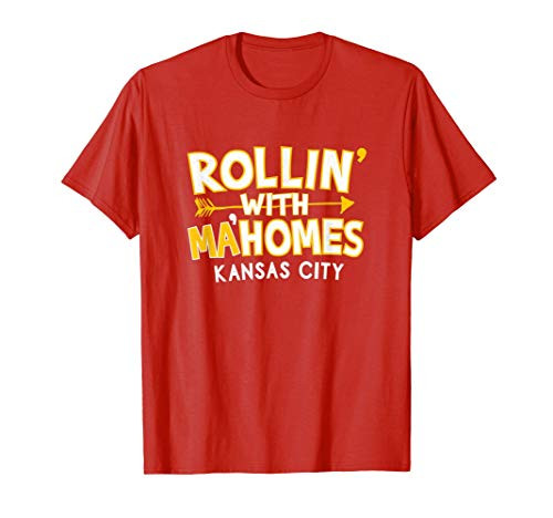 KC Red Rollin' With Ma'homes Kansas City Super Cool Kc Fan T-Shirt KC Red Rollin' With Ma'homes Kansas City Super Cool Kc Fan T-Shirt