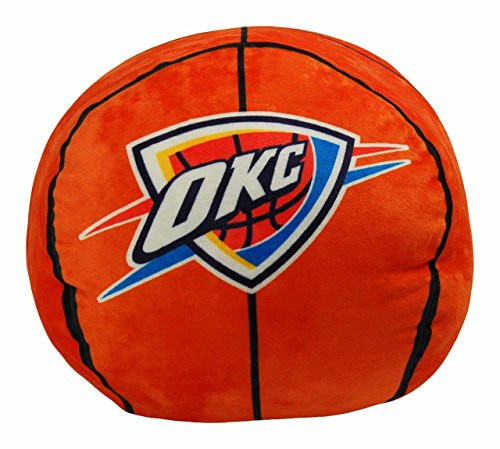 The Northwest Company Officially Licensed NBA Oklahoma City Thunder "Cloud" Pillow, Orange, 11" , Blue