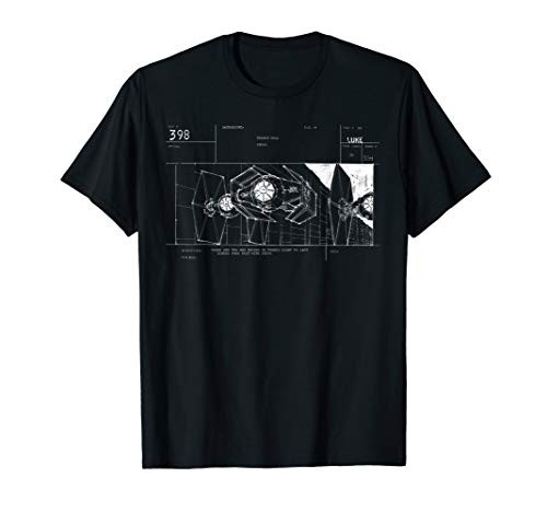 Star Wars TIE Fighters Retro Story Board Movie T-Shirt