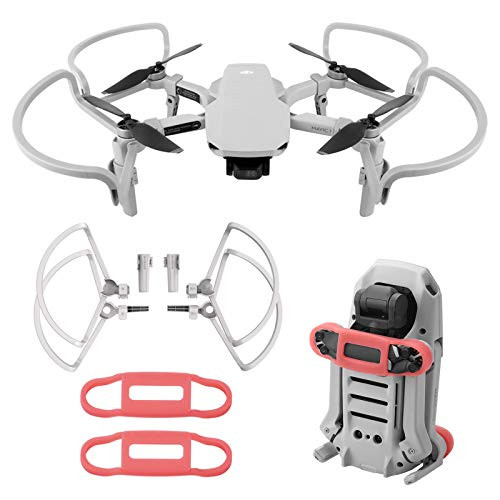 Propeller Guards and Anti-Collision Protector with Landing Gear for DJI Mavic Mini/Mini 2 Drone Accessories Set Fixator Holder Quick Release Height Extender