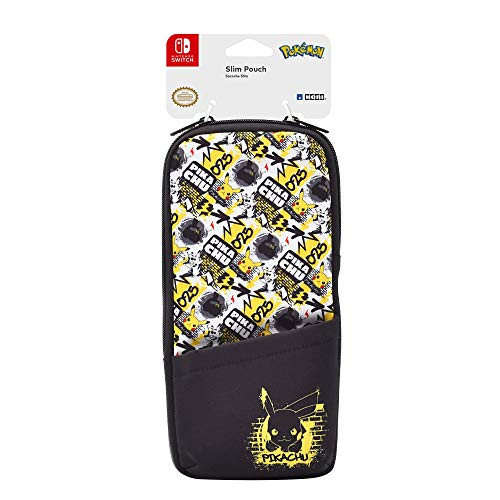 Hori Slim Pouch (Pikachu) - Officially Licensed By Nintendo  and  Pokemon - Nintendo Switch
