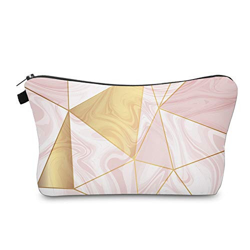 Travel Cosmetic Bag Makeup Bag Small Pouch Gift for Women (Marble Pink) Travel Cosmetic Bag Makeup Bag Small Pouch Gift for Women (Marble Pink)