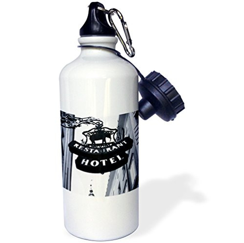 3dRose Austria, Salzburg, Hotel Sign. -Sports Water Bottle, 21oz (wb_208131_1)), 21 oz Multicolor