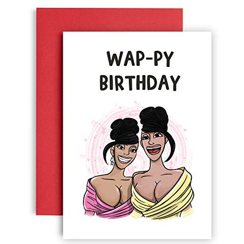 WAP-PY Birthday - Funny Birthday Card - Funny birthday card for friend women - Funny Birthday cards for women - Friendship gifts - gift card - happy birthday card for her - best friend birthday card WAP-PY Birthday - Funny Birthday Card - Funny birthday card for friend women - Funny Birthday cards for women - Friendship gifts - gift card - happy birthday card for her - best friend birthday card