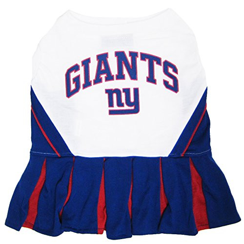 New York Giants NFL Cheerleader Dress For Dogs - Size Medium New York Giants NFL Cheerleader Dress For Dogs - Size Medium