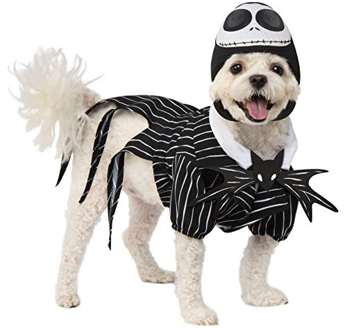 Rubie's Disney: Nightmare Before Christmas Pet Costume, Jack Skellington, Large (200184LXL_L)