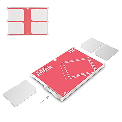 4 Slots SD Card Holder Case,Slim Ultra-Thin Credit Card Size Lightweight Portable SD SDHC SDXC Memory Card Storage