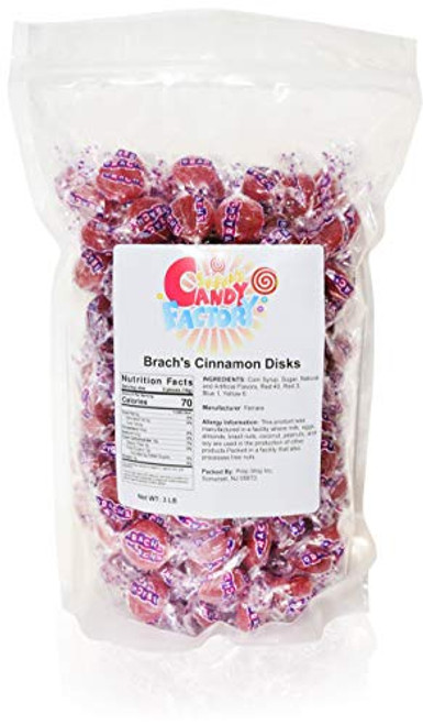 Sarah's Candy Factory Brach's Cinnamon Discs in Resealable Bag, 3 Lbs Sarah's Candy Factory Brach's Cinnamon Discs in Resealable Bag, 3 Lbs